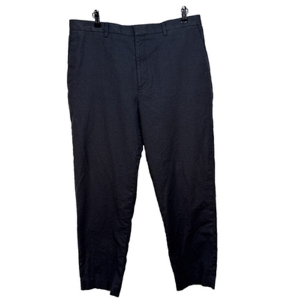 J Crew Classic Fit Stretch Hemp Organic Cotton Blend Suit Pant Trouser Size L